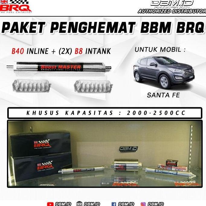 TERMURAH - BRQ Paket Penghemat BBM B40 Inline + 2x B8 Intank SANTA FE