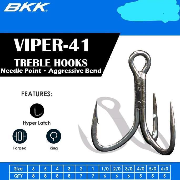 Hook Pancing BKK Viper | Kail Trebel Hook | Kail Pancing