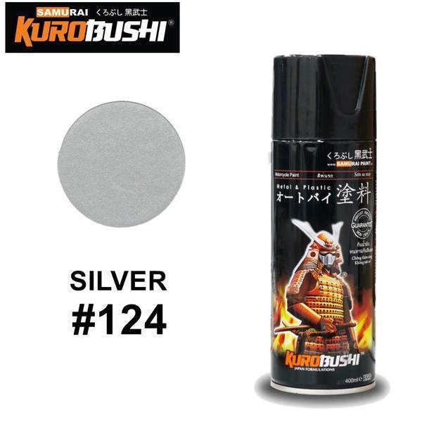 FITZGRALD Pilox Samurai 124 SILVER 400ml Cat Abu abu Samurai 124 Cat Samurai