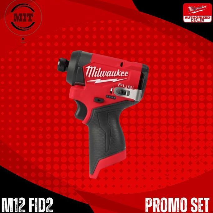 Pwt - Milwaukee Cordless M12Fid2 Hex Impact Driver Gen3 Driver Baterai Promo