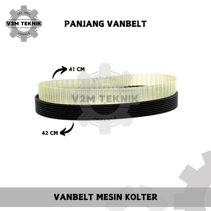 Pwt - Vanbelt Mesin Kolter T806 T806A T807 Tm807A / Sabuk Van Belt Mesin Korter / Sparepart Vanbelt 