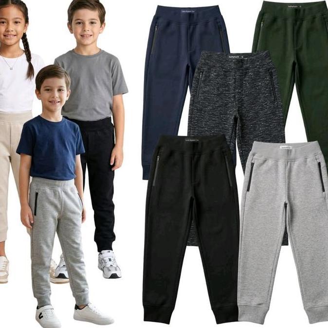 Celana Jogger Anak Laki-Laki dan Perempuan Size 2-11Tahun LCS