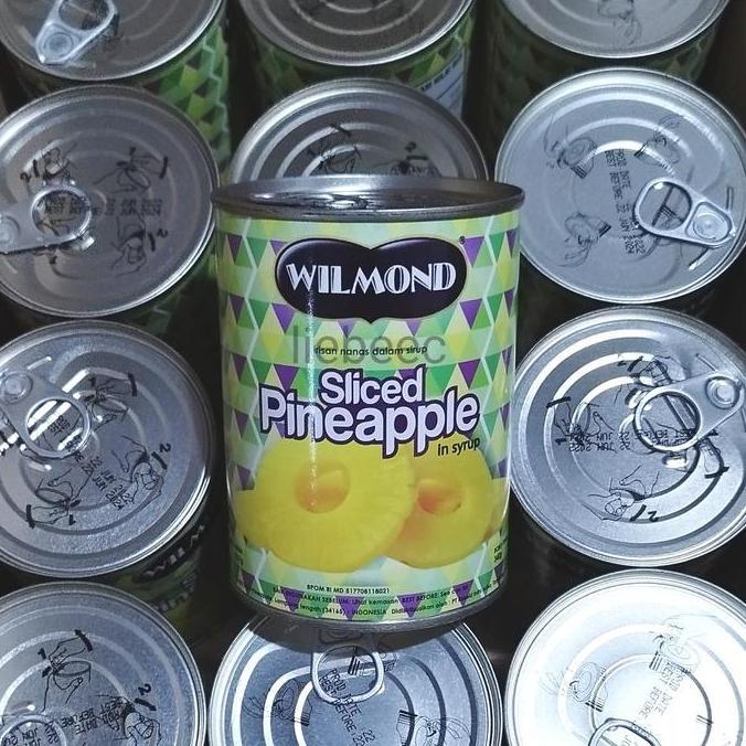 Wilmond Sliced Pineapple 567g / Irisan Nanas Kaleng Buah Nanas Kaleng