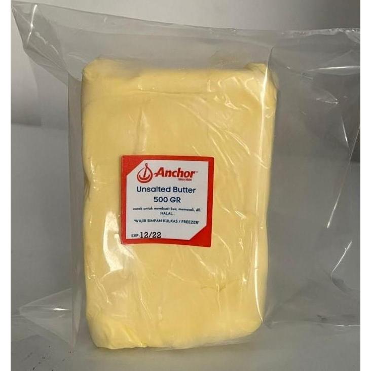 Everyday- Unsalted Butter Anchor 500 Gram / Butter Anchor / Unsalted Butter