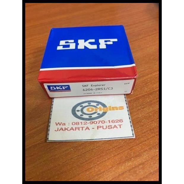 HOT DEAL BEARING 6206 2RS C3 SKF ORIGINAL 6206-2RS1/C3 
