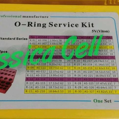 ORING KIT SET INCHI 5V VITON JP PROMO