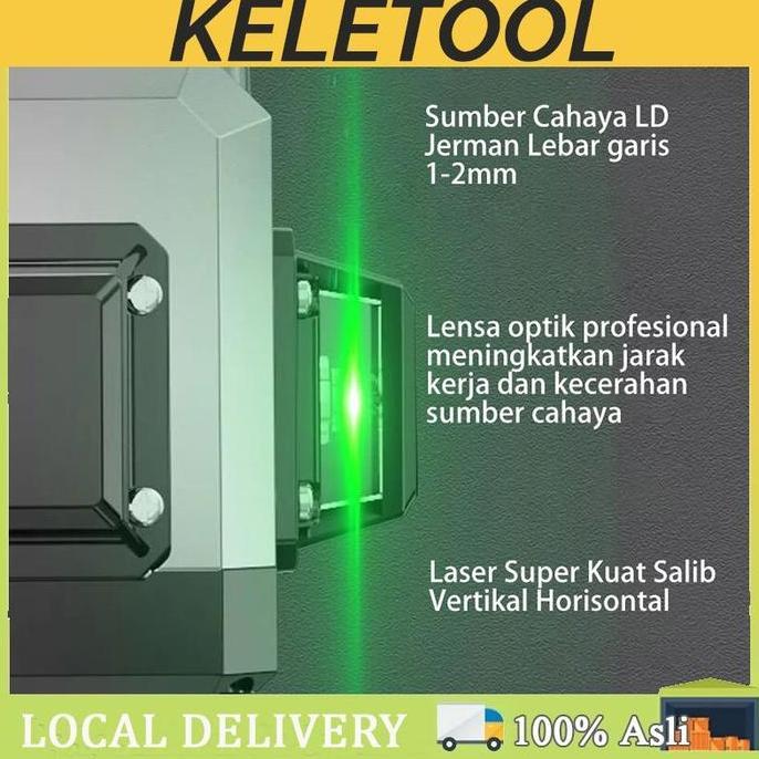 laser level 4d 16 line Laser auto level Water pas laser laser bangunan Laser keramik alat ukur laser