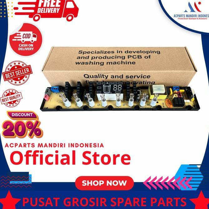 SANKEN 10.5kg QW-S102GS ( Turbo Drum ), Modul pcb mesin cuci Top Loading
