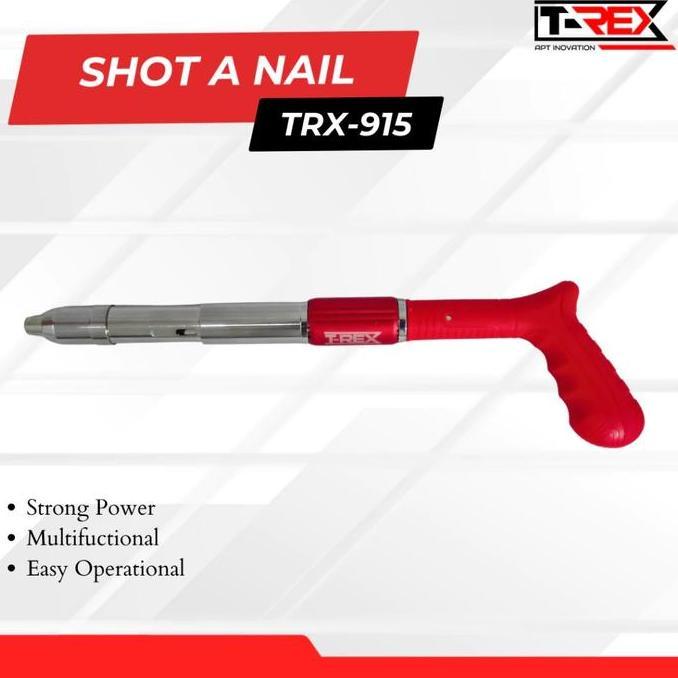 T-REX Shot Nail Ramset Alat Mesin Tembak Paku Beton / Paku Tembak Beton Baja / Alat Paku Tembak Beto