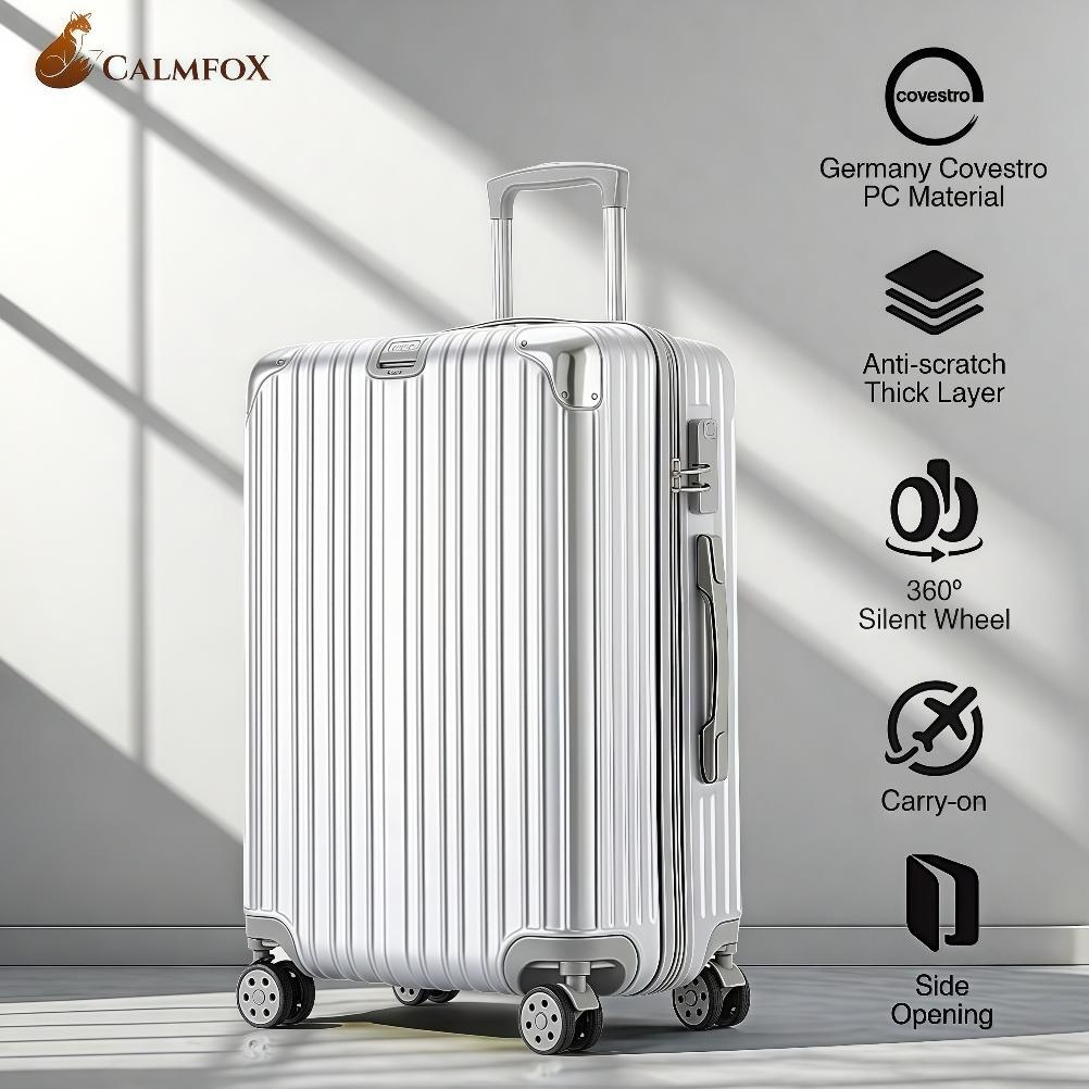 [COZY] Calmfox Koper Kabin 20 Inch Bagasi Tas Koper Besar Anak Perempuan 24 Inch Beauty Case Koper M
