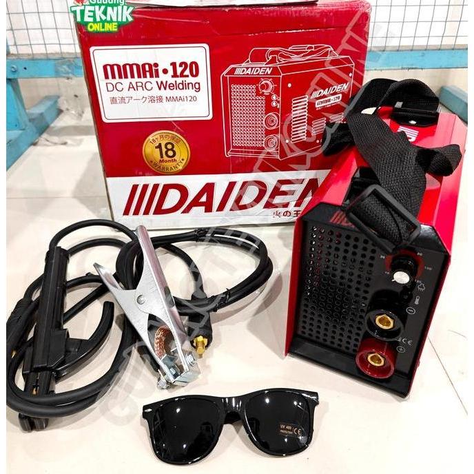 QUIXOTE Mesin Las DAIDEN MMAi 120 / Mesin Las Listrik MMA120 120A Trafo Travo Trapo Inverter Welding