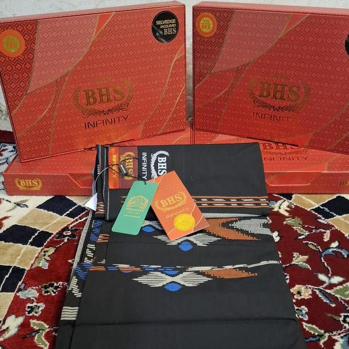 Sarung BHS Infinity Silver/ Sarung Tenun BHS Original/ Sarung BHS ASLI