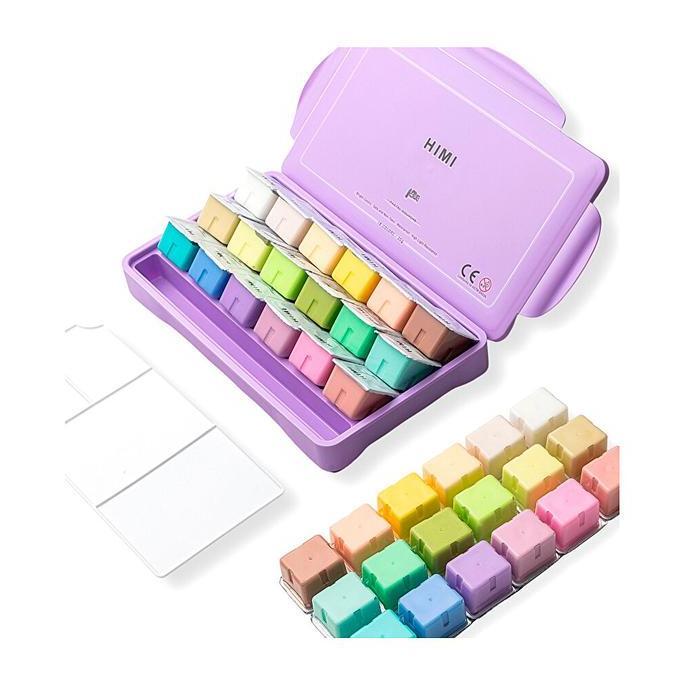 [KALA] MIYA Himi Pastel Gouache Set 18 x 30gr / Cat Pastel Gouache Himi / Miya Gouache