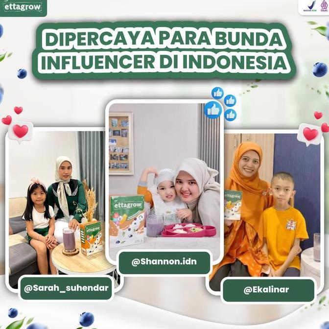 Donne- Ettagrow Susu Kambing Herbal Anak 1 Box Optimalkan Pertumbuhan & Perkembangan Nutrisi Lengkap