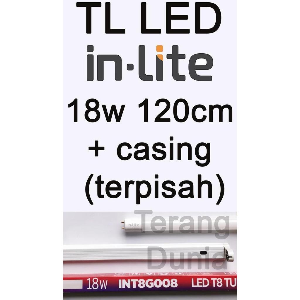 Light- New- Lampu Tl Inlite 18W 120Cm Lampu Tl Led T8 Inlite 18W Lampu Tl 120Cm T8