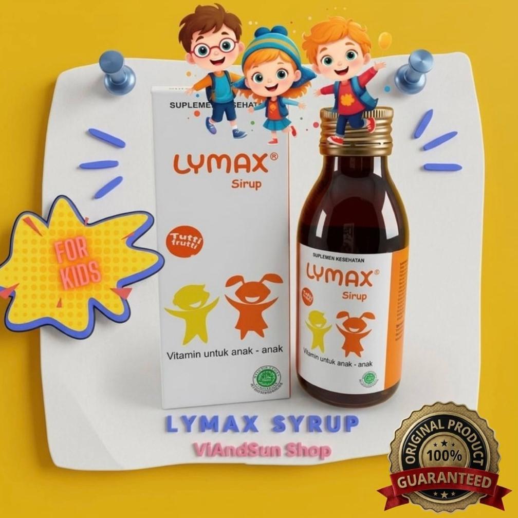 LYMAX Syrup 100ml - Vit Anak - Suplemen Anak - SIMEX