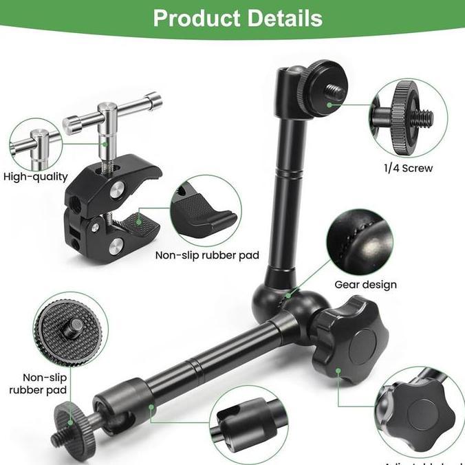 Magic Clamp / Magic Arm 11 Inch Includ Super C-Clamp