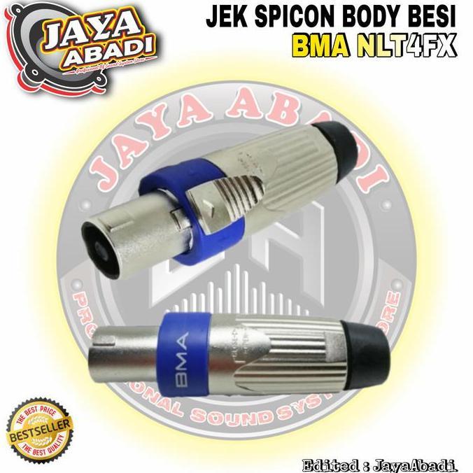 Solusoundmart - Jeck Speakon Body Besi Bma Nlt4Fx Original Terbaru 