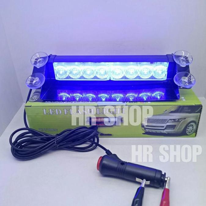 Promo LAMPU STROBO LED DASHBOARD MOBIL 12V - LAMPU STROBO DASBOARD Diskon