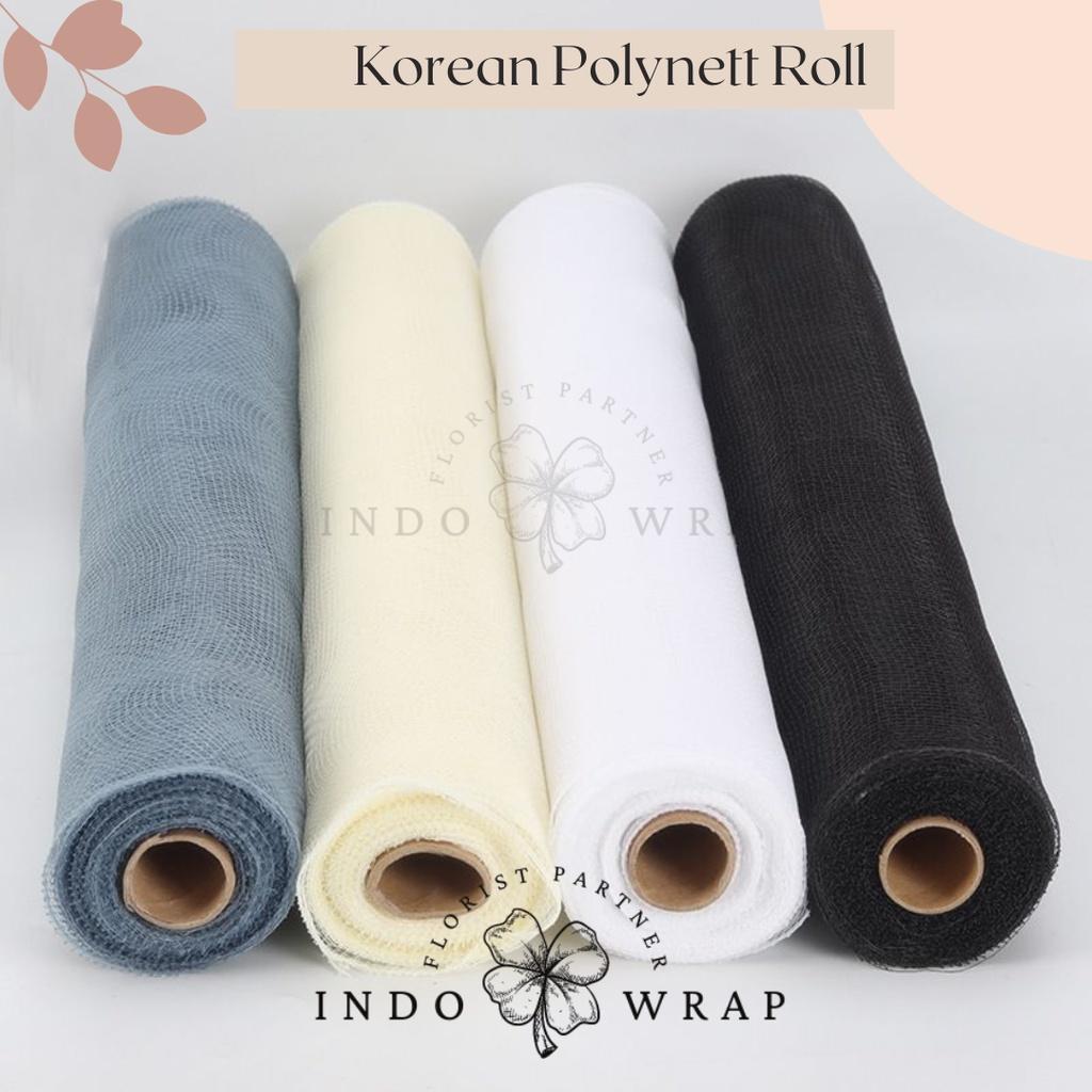 Korean Polynet Roll Flower Wrapping
