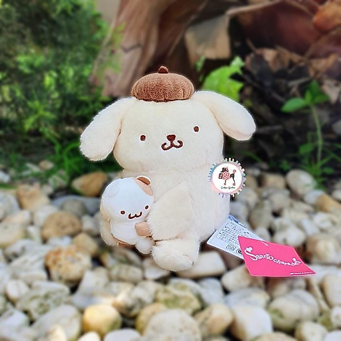 Sanrio Pompompurin Pair Plush Doll 19cm