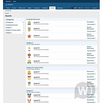 AddonFlare] XF2 Awards System - Addon Forum XenForo