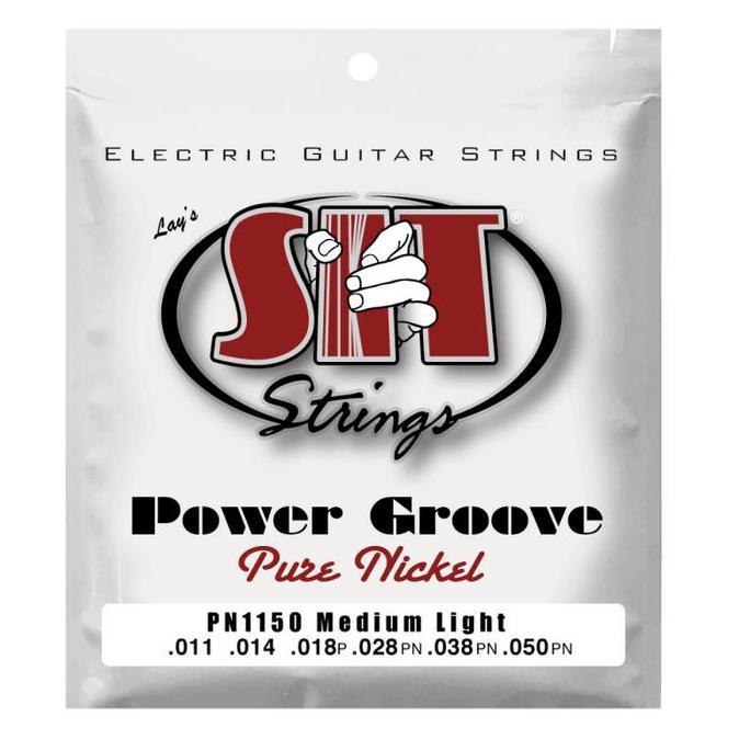 Bebasaja - Sit Pn1150 Medium-Light Power Groove Pure Nickel Electric Strings