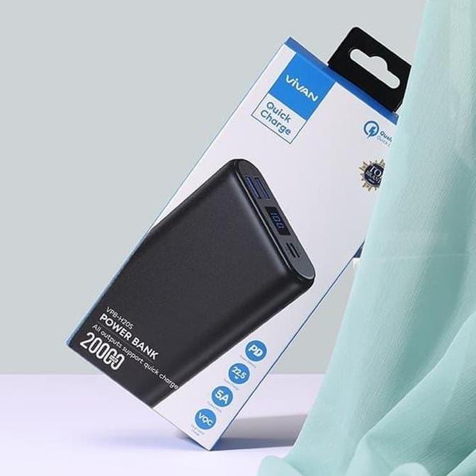 Power Bank Powerbank Vivan VPB-H20S 20000 Mah 3A Fast Charging