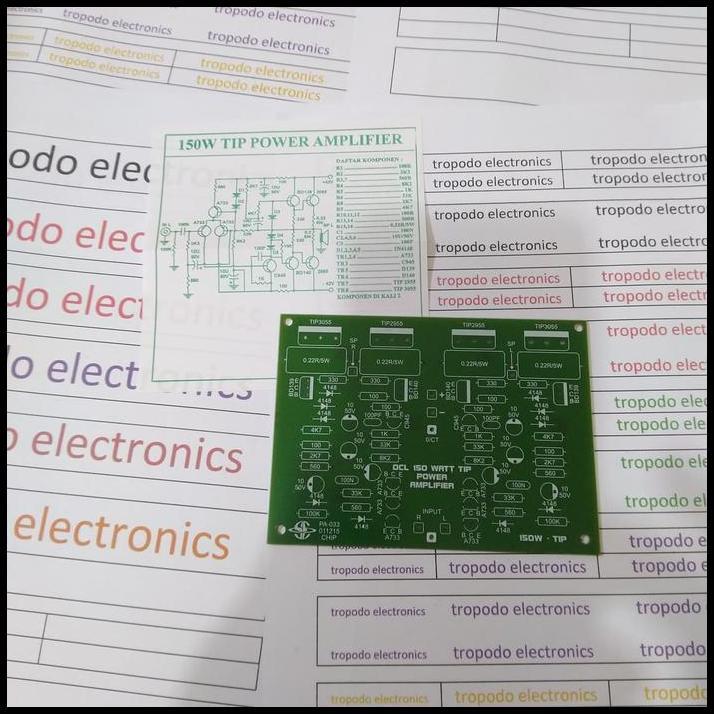HOT DEAL PCB POWER AMPLIFIER 150 WATT STEREO TIP 