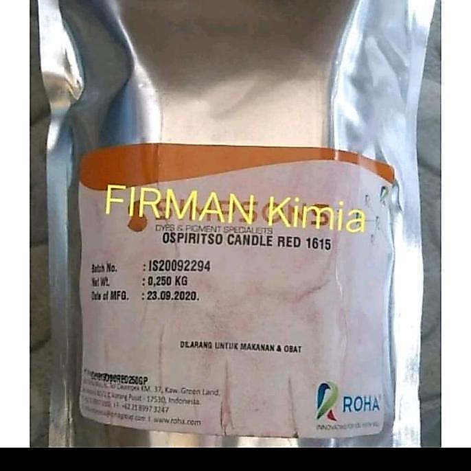 [KALA] Pewarna merah berbasis minyak-lilin-politur/Ospiritso red-1615 250gr simpsons