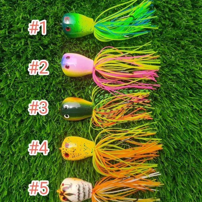 UMPAN CASTING GABUS MINI JUMP FROG ABS 3CM 8GR