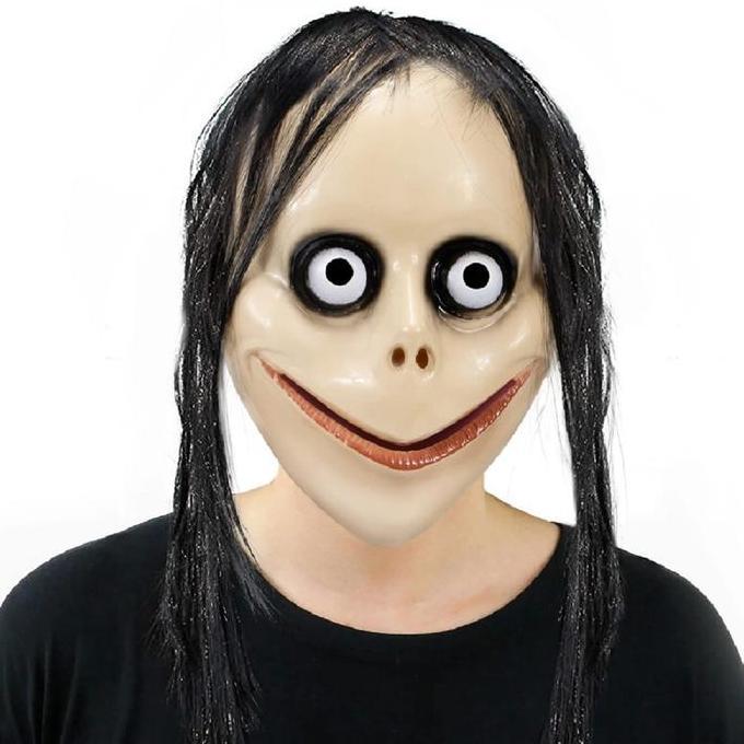 DAX Topeng Hantu / Mask Cosplay / Topeng Psikopat Seram / Masker Seram