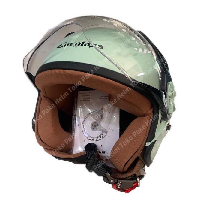 Helmet- Helm Cargloss Hijab Retro Half Face