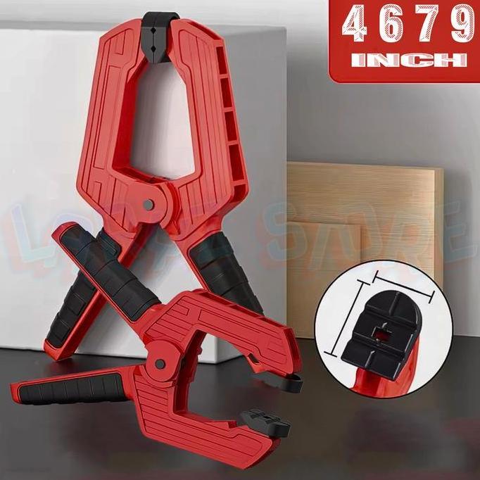 Klip Penjepit Kayu Spring Clamp 4 6 7 9 Inch Klem Catok Jepitan Backdrop Pegas Carpenter DIY Quick C