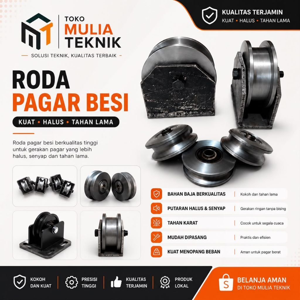 Custom Roda Bubut Pagar Besi Rumah | Workshop | Pabrik