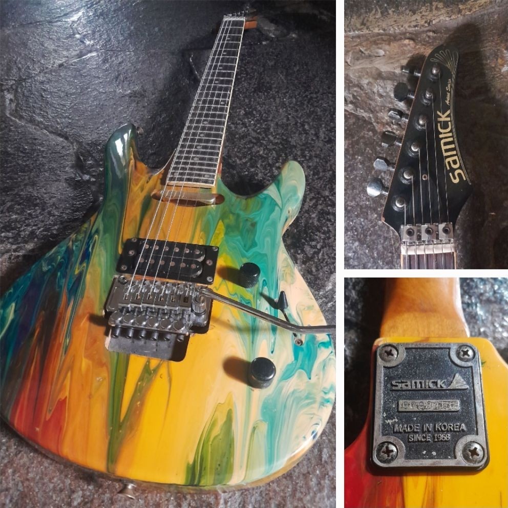 90's vintage Guitar - Samick Aurora KJ 540 - Original Made in Korea
