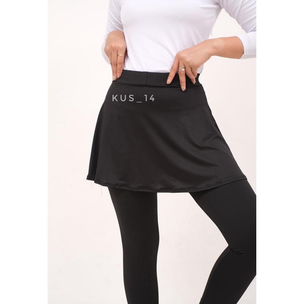 Legging Rok Muslimah / Celana Legging Panjang Rok