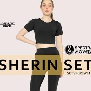 BIG SALE Baju senam M-XXL SHERIN SET set sport baju senam celana senam legging senam setelan olahrag
