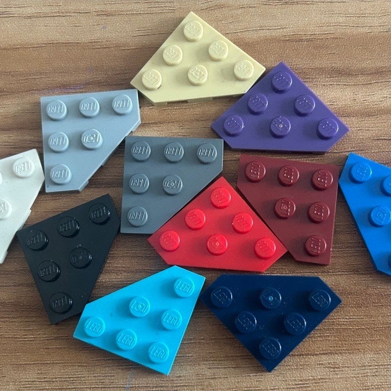 Lego Wedge Plate 3x3 Cut Corner Parts 2450
