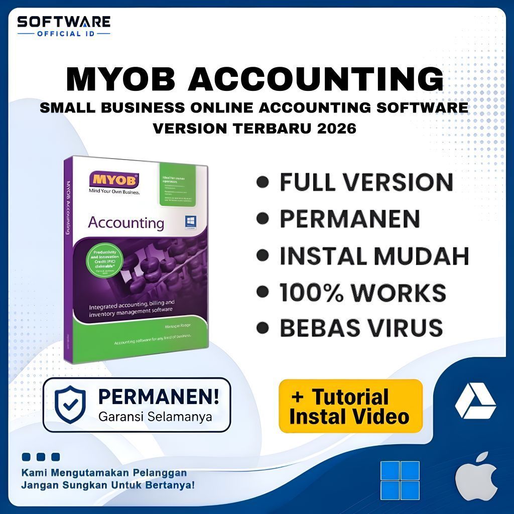 MYOB Accounting Pro 18 Full Version Lifetime Permanen Windows