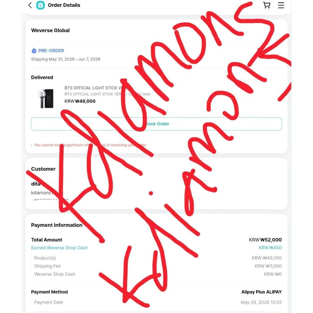 Lightstick BTS Ver.4 Weverse Ready Stock Sealed