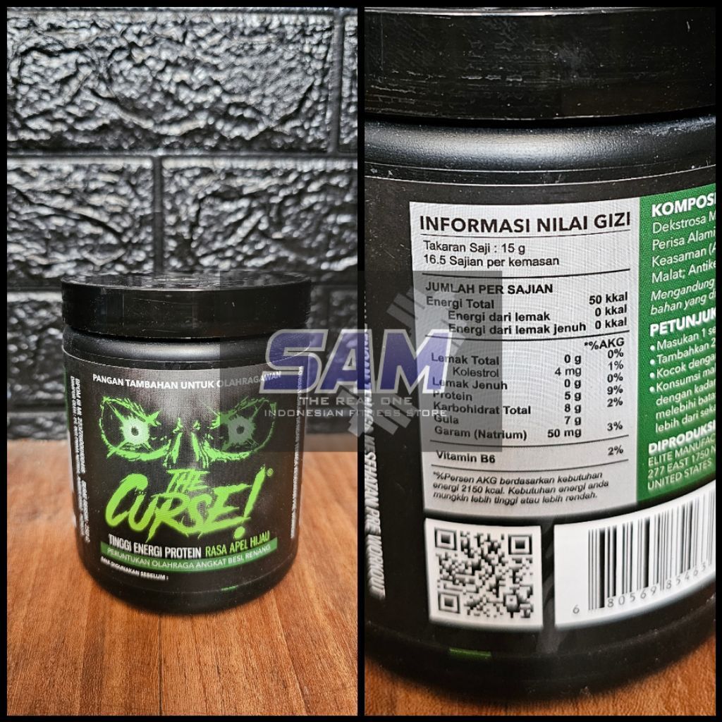 Suplemen Fitness JNX The Curse 50 serving Pre Workout