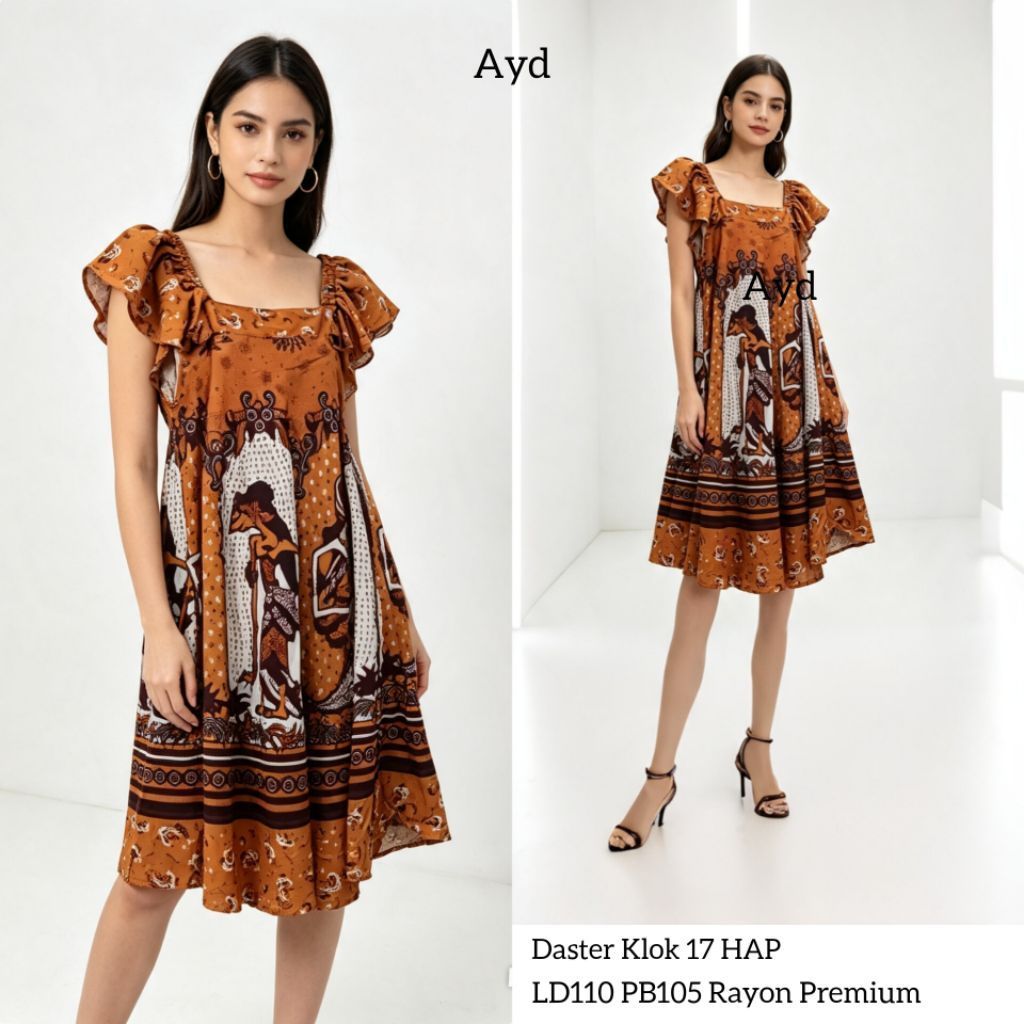Daster payung HAP klok serut 17  bumil busui friendly