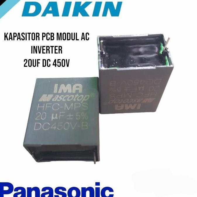 KAPASITOR AC DAIKIN INVERTER 20UF DC INVERTER DAIKIN BERKULITAS NEBU