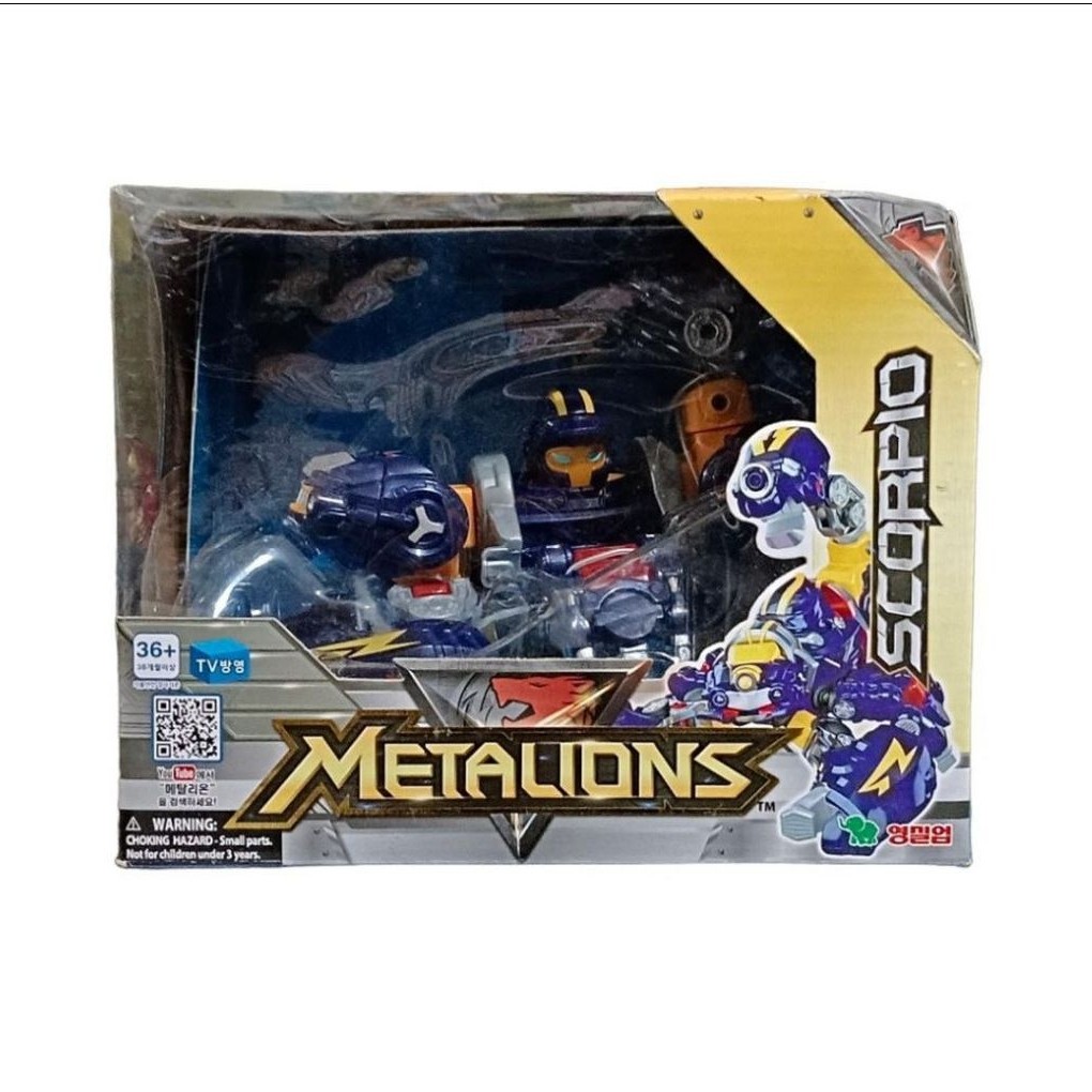 YOUNG TOYS METALIONS SCORPIO FIGURE ROBOT