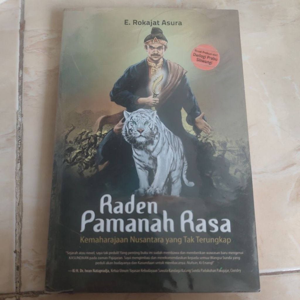 Novel Fiksi Sejarah Raden Pamanah Rasa Kemaharajaan Nusantara Yang Tak Terungkap karya E. rokajat as