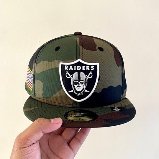 Topi New Era Las Vegas Raiders Camo Flage NFL 59FIFTY 100% Original