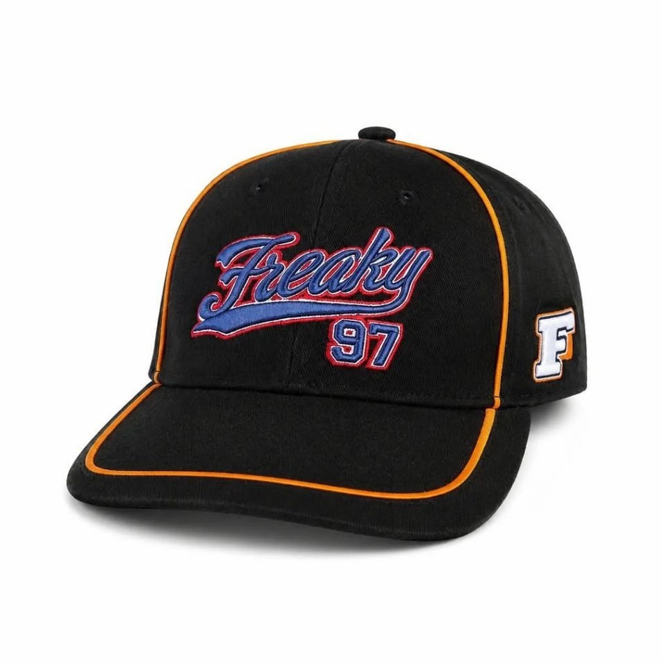 FREAKY MASSIVE - Topi Flexfit Baseball Hitam Unisex
