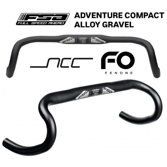 FSA ADVENTURE COMPACT ALLOY GRAVEL HANDLEBAR DROPBAR FSA 420/480MM