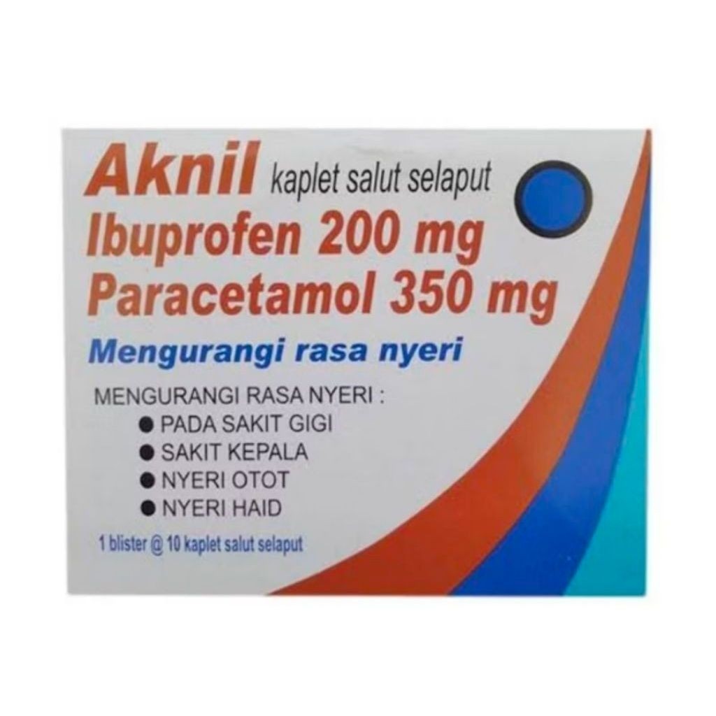 AKNIL / IBUPROFEN MENGURANGI RASA NYERI HARGA PER 1STRIP